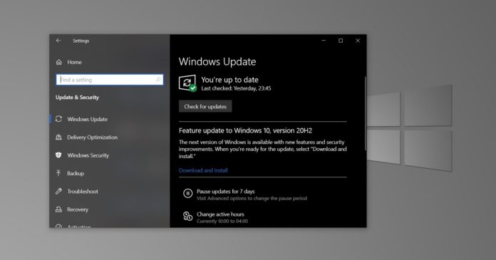 Características de la actualización de Windows 10 de octubre de 2020