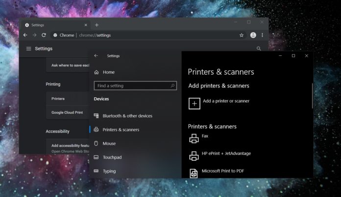 Integración de impresoras en Chrome